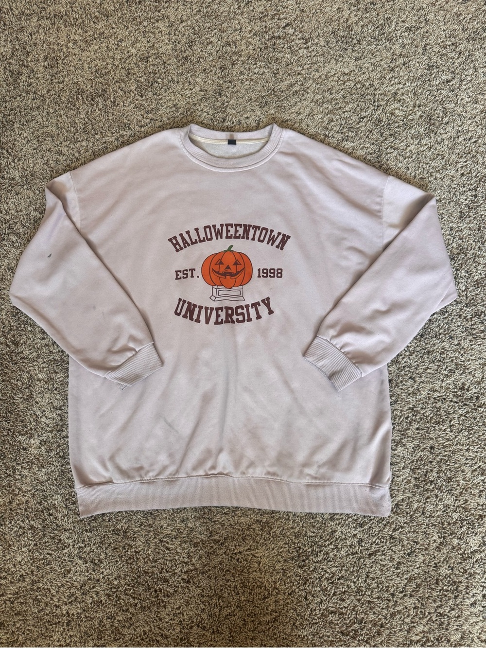 Halloweentown University Pink Crewneck Sweatshirt